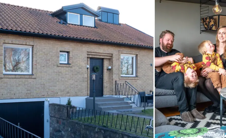 Så inreder du ett putsat 50-talshus med rätt färger och material